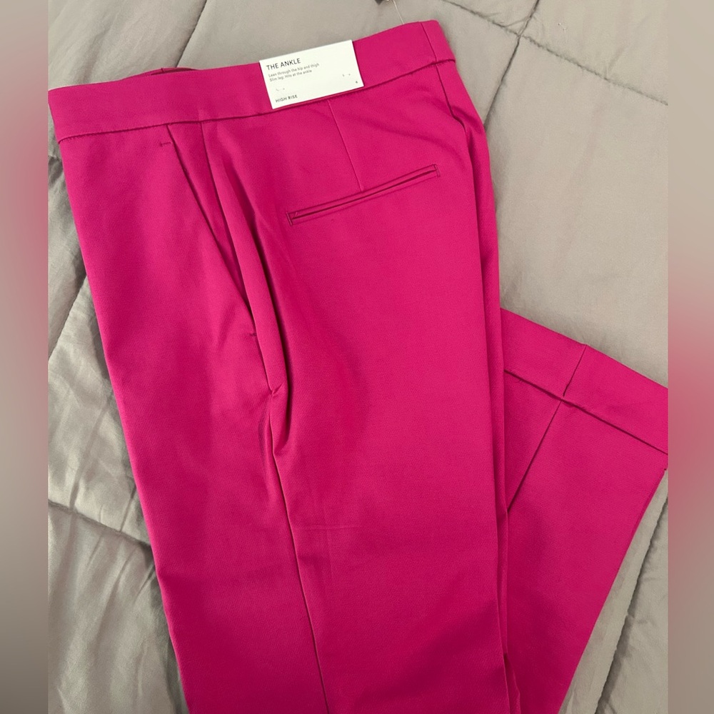 High Rise Eva Pant, Rose Violet